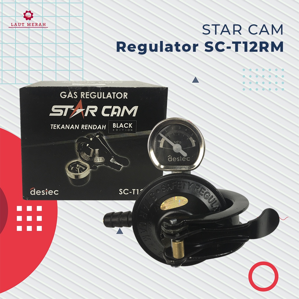 Jual Gas Regulator Starcam Jepit Tekanan Rendah SC T12RM Shopee Indonesia