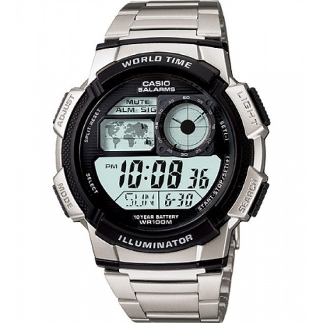 Harga jam casio world cheap time illuminator