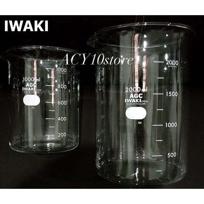 Jual Iwaki Beaker Glass Low Form 1000ml 2000ml 3000ml 5000ml 1000 Ml Shopee Indonesia 6007