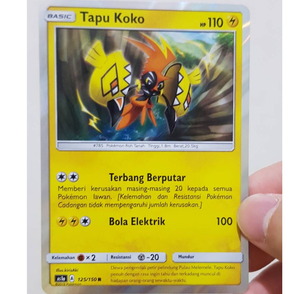 Jual Pokemon Tapu Koko Prism Star Foil Kartu Pokemon TCG Indonesia Original  - Kota Bekasi - Royal Arms