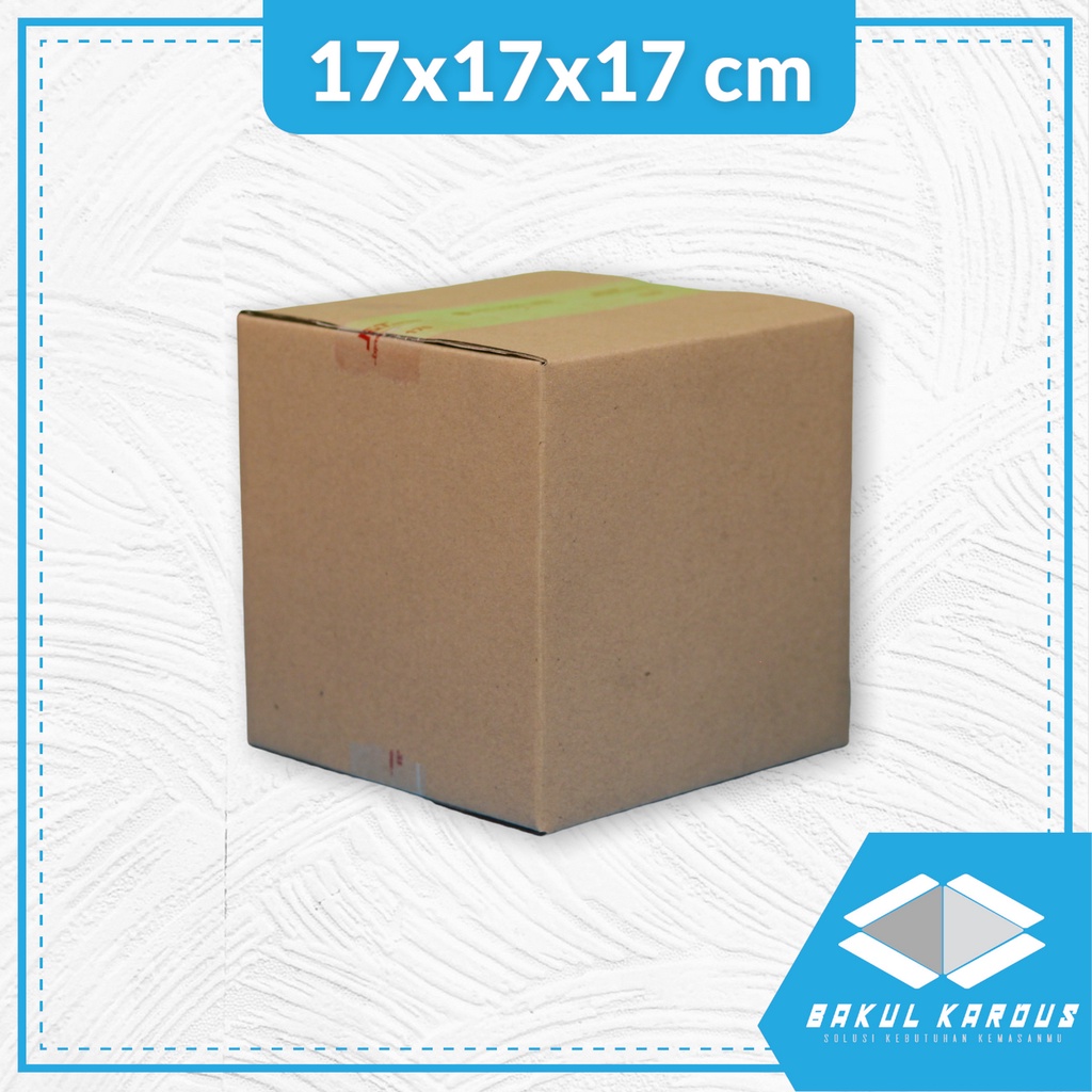 Jual kardus 17x17x17 cm kardus hp | box | karton | kardus polos ...