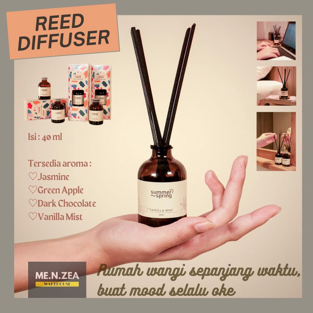 Jual Reed Diffuser Pengharum Parfum Ruangan Keluarga / Kamar / Toilet