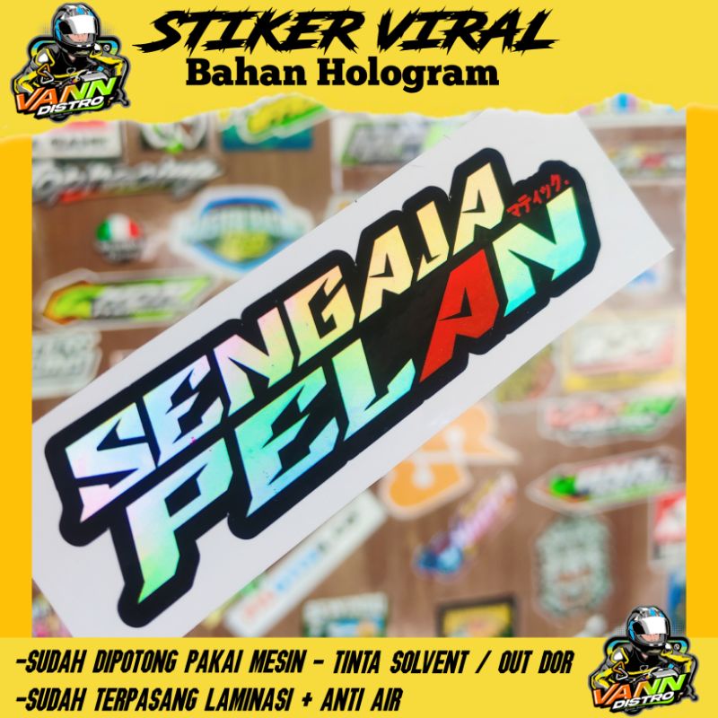 Jual Stiker Sengaja Pelan Shopee Indonesia