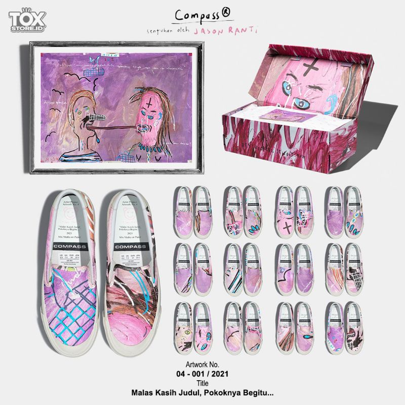 Jual [ORIGINAL] Sepatu Compass X Jason Ranti (LIMITED EDITION) | Shopee ...