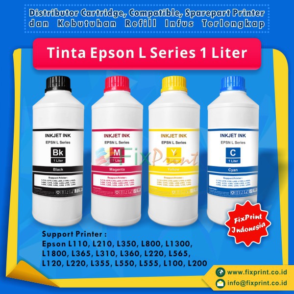 Jual Tinta Refill Printer Epson L120 L300 L310 L220 L360 L110 L210 L100 ...