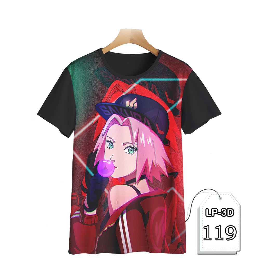 Jual Kaos Anak Naruto Sakura Haruno Baju Anime Anak #LP3D-119 | Shopee  Indonesia