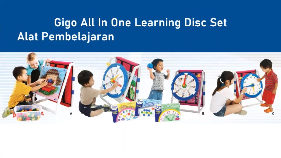 Jual Gigo Learning Disc Set Alat Belajar Multifungsi Lebih dari 300 ...