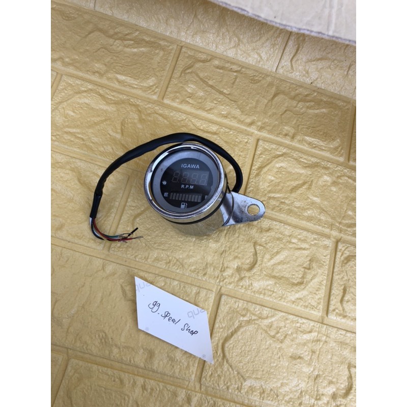 Jual tachometer rpm spidometer bensin digital universal speedometer ...