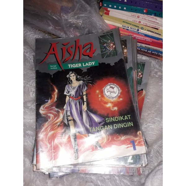 Jual Aisha Tiger Lady Komik Set 32 Komik Lebar Shopee Indonesia