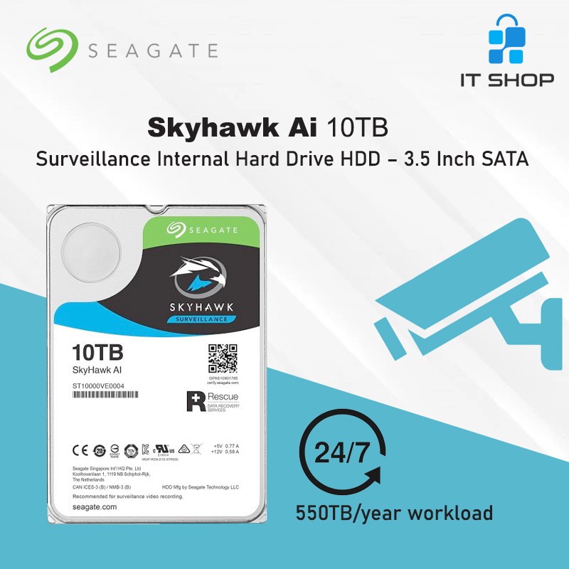 Jual Hard Disk Seagate Skyhawk Ai Cctv Tb Mfi Shopee Indonesia