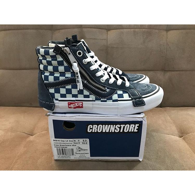 Vans cut store and paste checkerboard