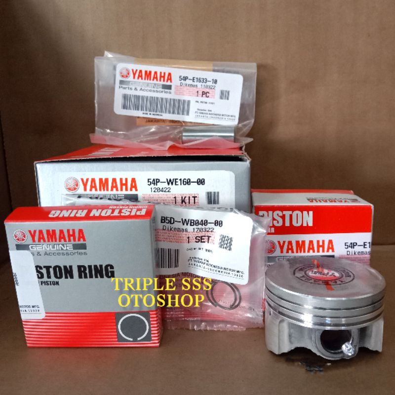 Jual PISTON KIT ORIGINAL YAMAHA MIO J / SOUL GT 115 CC Os STD (54P ...