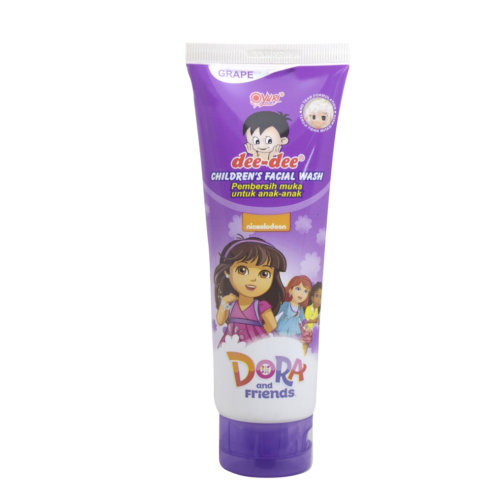 Jual Dee-Dee Children Facial Wash Straw,Org,Grape 100gr | Shopee Indonesia