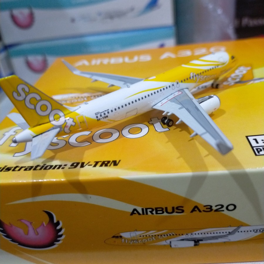Airshop Diecast - SCOOT AIRLINES A320 SHARKLET BY PHOENIX RP
