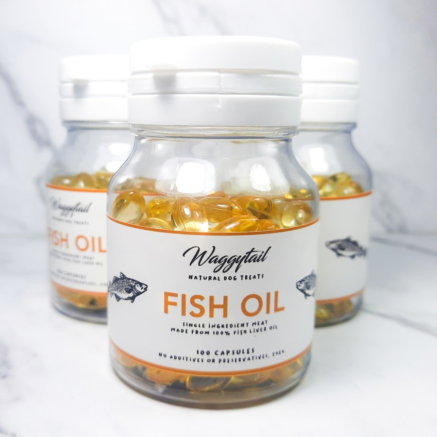 Jual COD FISH Liver Oil Waggytail vitamin anjing kucing | Shopee Indonesia