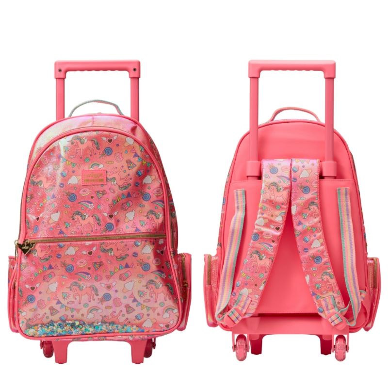 Jual Fiesta Trolley Backpack with Light Up Wheels Original - Ransel ...