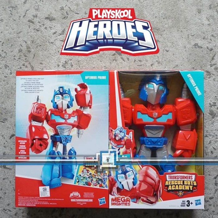 Jual Playskool MEGA MIGHTIES OPTIMUS PRIME Transformers Heroes HASBRO ...