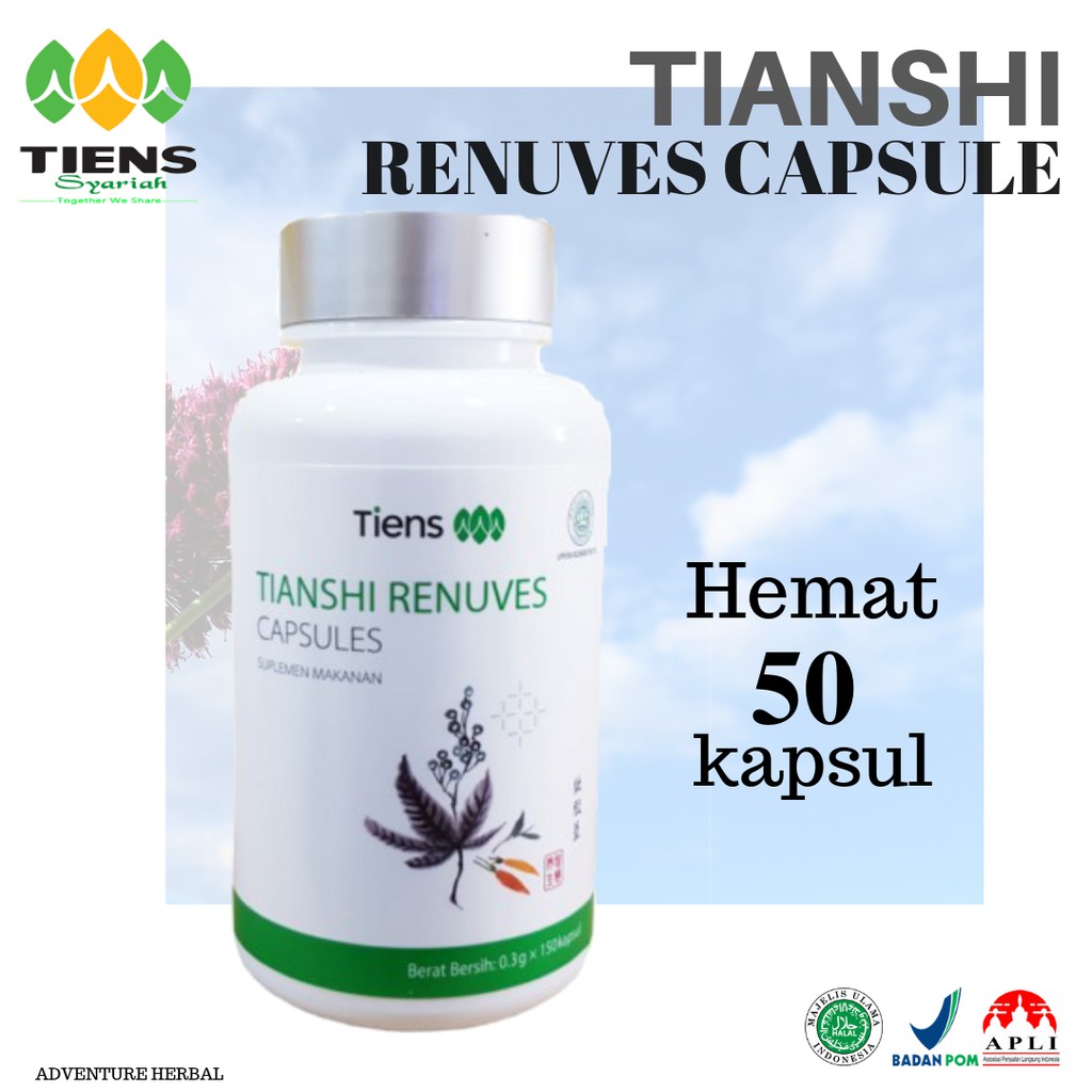 Jual Tiens / Tianshi Renuves Capsules 100% Original | Antioksidan ...