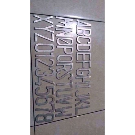Jual master huruf angka standart mobil font lama | Shopee Indonesia