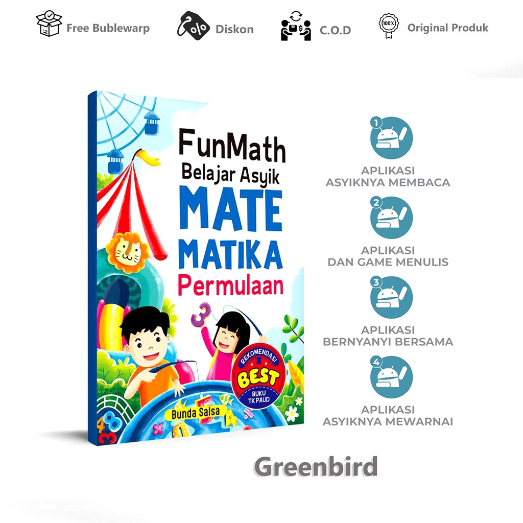 Jual Buku Tk Dan Paud Fun Math Belajar Asyik Matematika Bestseller