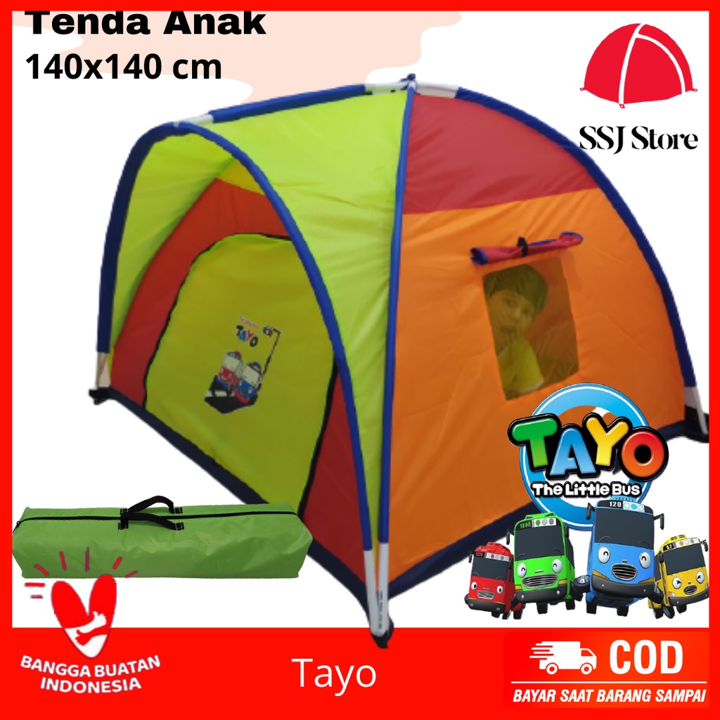 Promo MAINAN TENDA CAMP SPIDERMAN COWOK /MAINAN TENDA ANAK Diskon 28% di  Seller Yukbelanja Shop - Harapan Jaya, Kota Bekasi