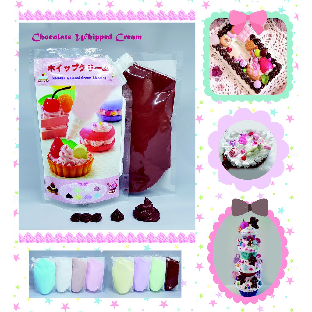 Jual Whip Cream decoden ( Chocolate Whip Cream Deco ) Shopee Indonesia