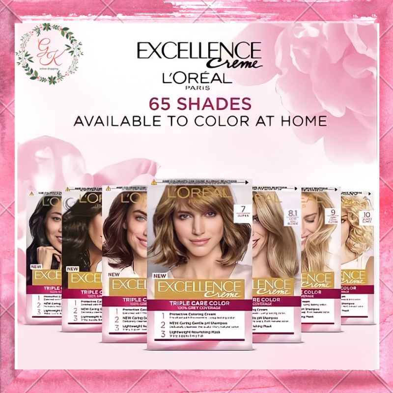 Jual Loreal Excellence Creme Color Hair | Shopee Indonesia