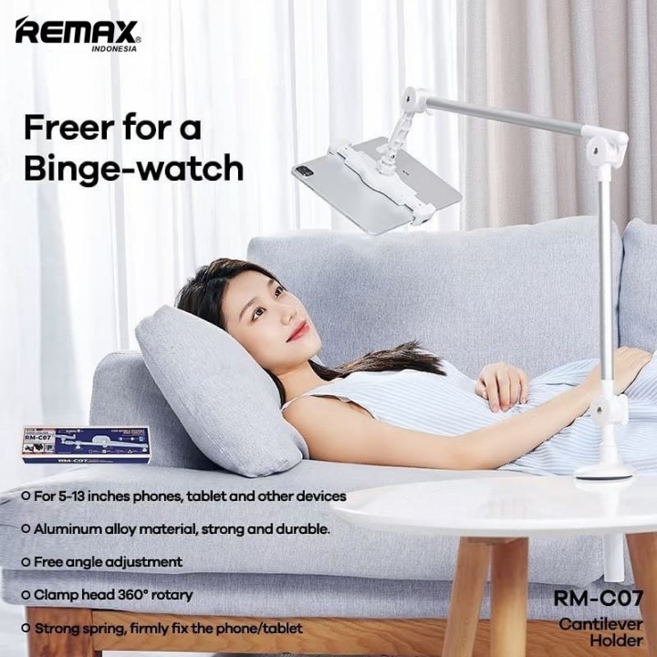 Jual REMAX RM-C07 - Cantilever Holder for Phone and Tablet - 13 inch ...