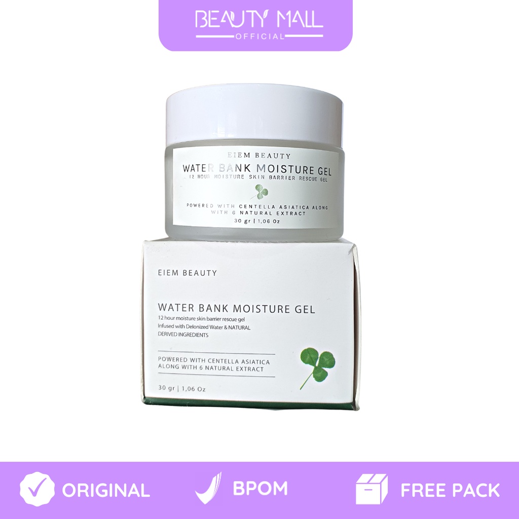 Jual EIEM BEAUTY Water Bank Moisturizer Gel 30gr Shopee Indonesia