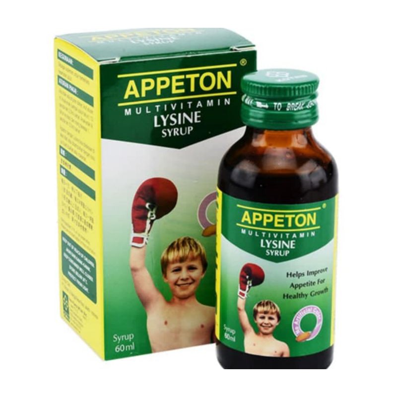 Jual Appeton Lysine Syrup 60ml (Multivitamin Anak)sirup apeton appetton ...