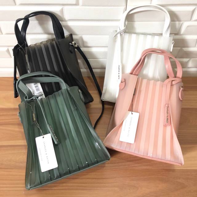 Jual Ck Translucent Jelly Bag Ori CNK C K ORIGINAL TAS TANGAN JINJING JALAN KULIAH KERJA CEWE WANITA Shopee Indonesia