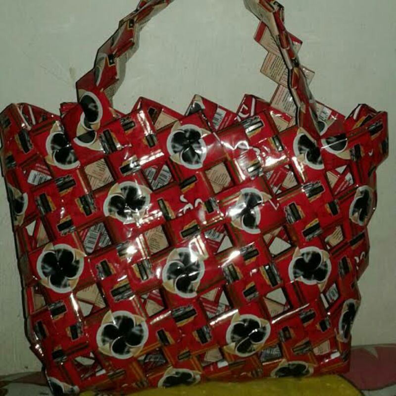 Jual Tas Anyaman Dari Limbah Bungkus Kopi Shopee Indonesia 2810