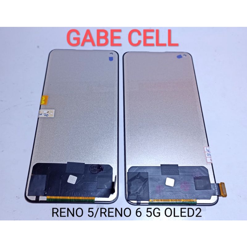 Jual LCD RENO 5 5G/RENO 6 5G FULLSET TOUCHSCREEN FINGERPRINT OK/NON ...