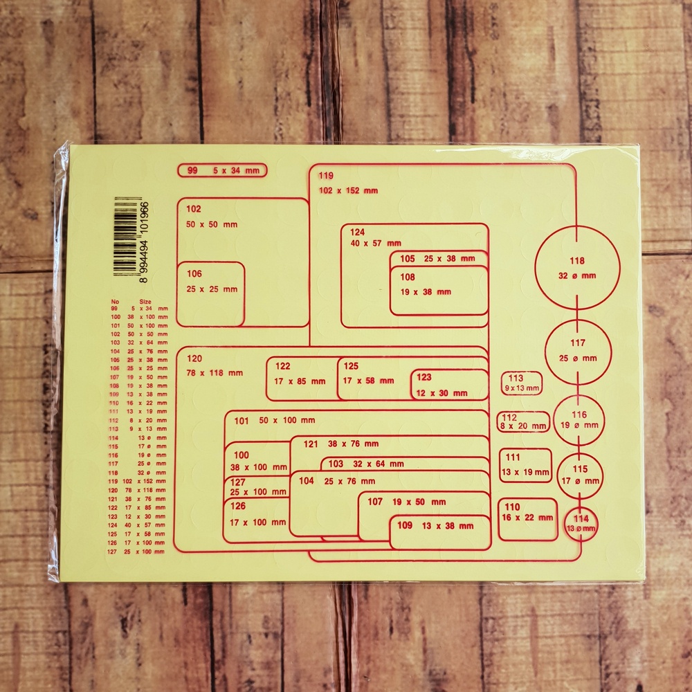 Jual Label Golden Cock No. 116 - Self Adhesive Label 116 - Sticker ...