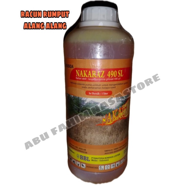 Jual RACUN RUMPUT NAKARAZ 490 SL / RACUN RUMPUT ALANG ALANG / RACUN ...