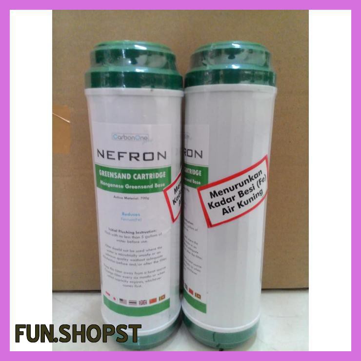 Jual Nefron Manganese Greensand Cartridge Inch Shopee Indonesia