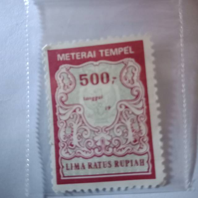 Jual Materai 500 Rupiah Tahun 1981-1985 Asli | Shopee Indonesia