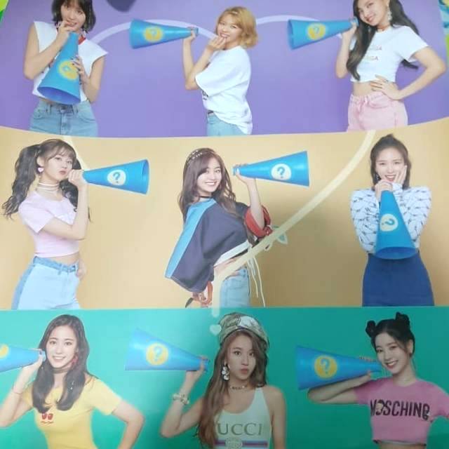 Jual TWICE Poster Official from Album What Is Love ? (B version