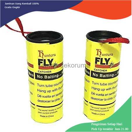 Jual TD AD1 Hunters FLY Lem Perangkap Lalat Paper Strip Strong Glue 4