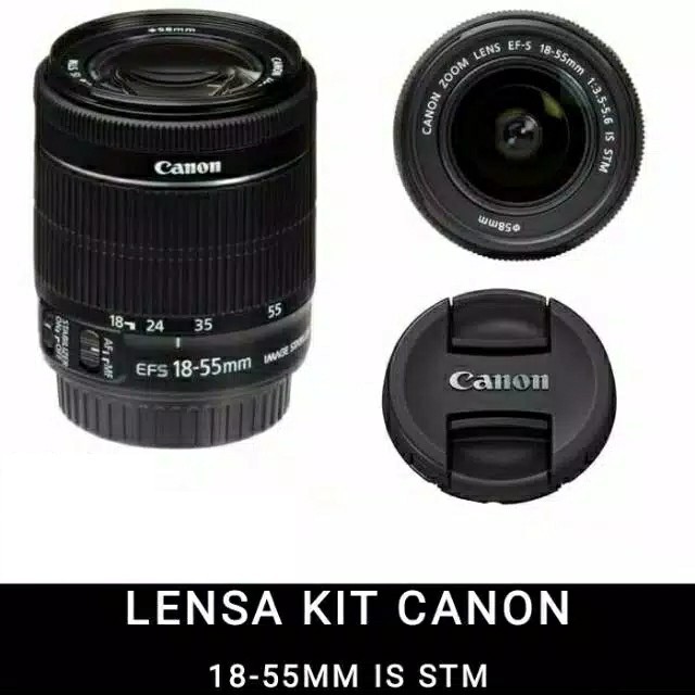 Jual LENSA CANON 18-55MM IS STM / LENSA KIT CANON 18-55MM 18-55 IS STM ...