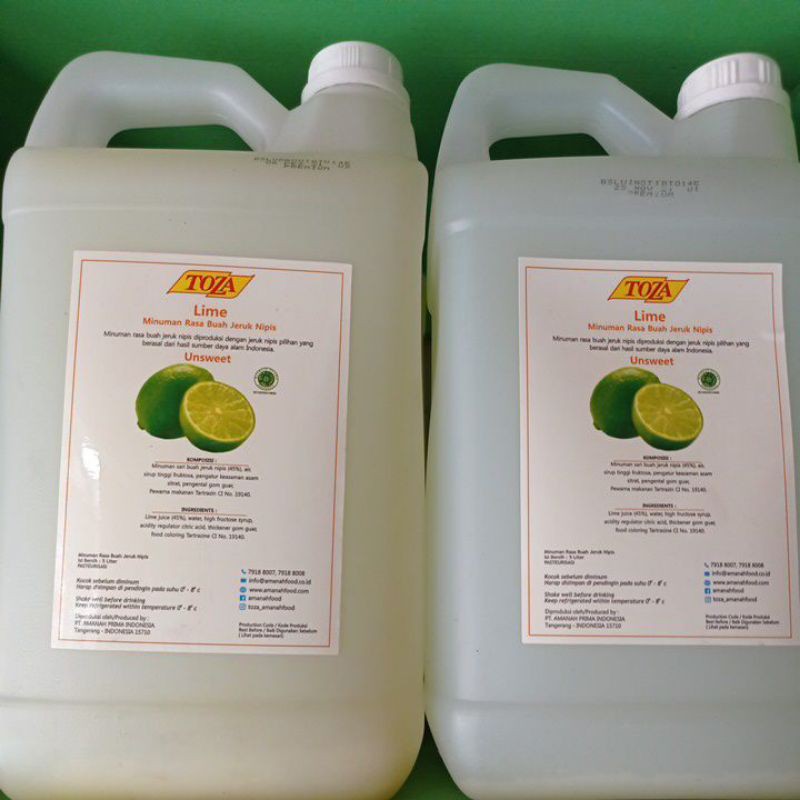 Jual Toza Jus / Juice 5 Liter (12 Varian Rasa) | Shopee Indonesia