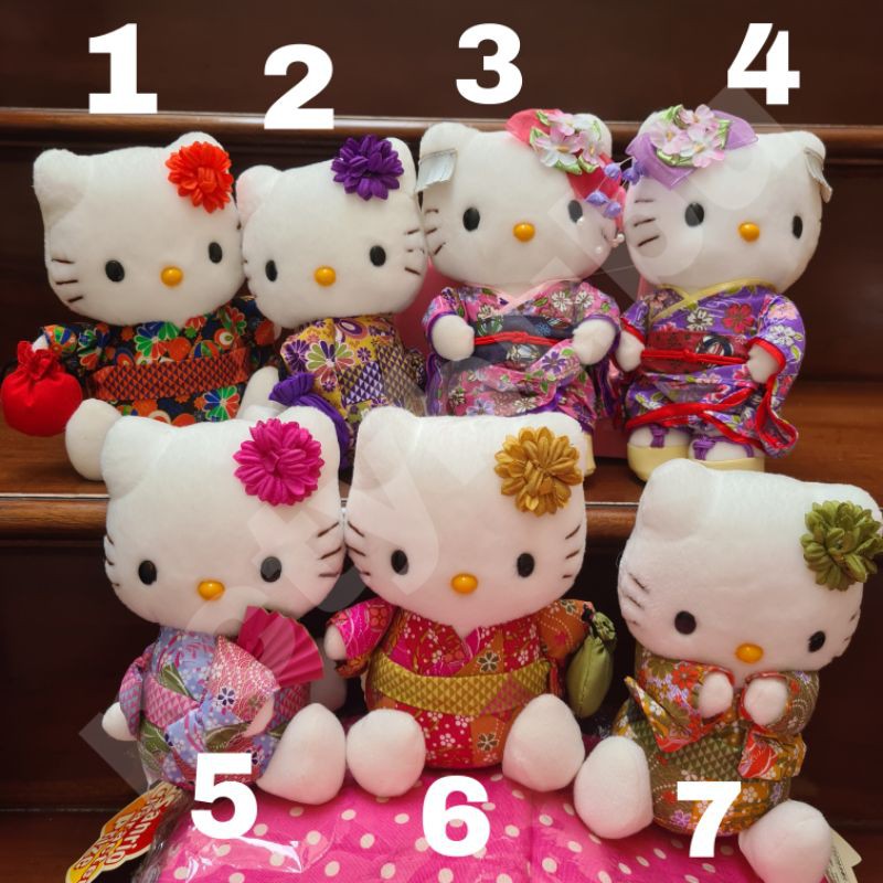 Jual Hello Kitty Sanrio Japan Traditional Kimono Plush Doll Set Shopee Indonesia 