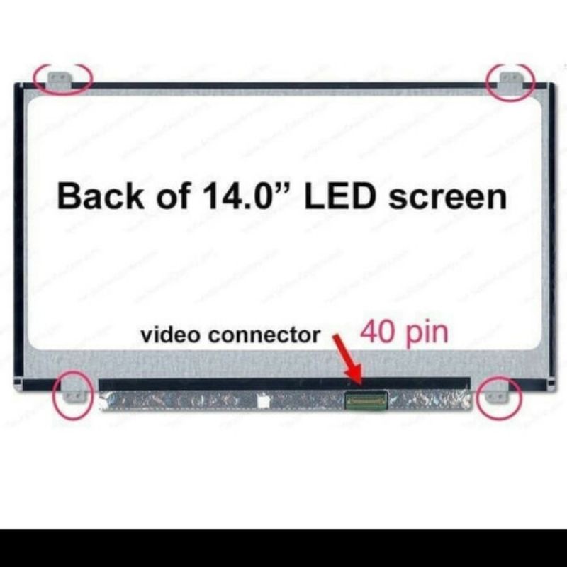 Jual LCD LAYAR LED PANEL LAPTOP 14