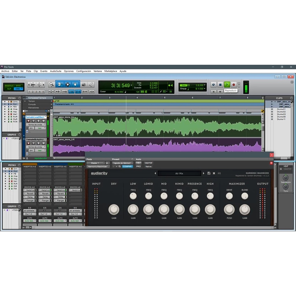 Jual Audiority Harmonic Maximizer 1 VST Plugin multi-band exciter and ...