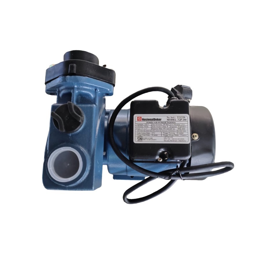 Jual ANEKA-Mesin Pompa Air Nasional Deker Dacker GP-200 GP200 Model ...