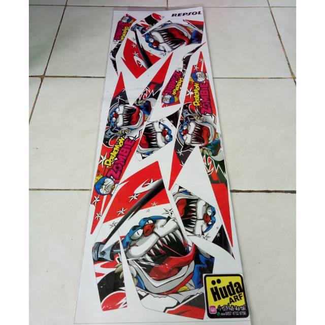 Jual Striping lis sticker variasi Honda new blade 125 