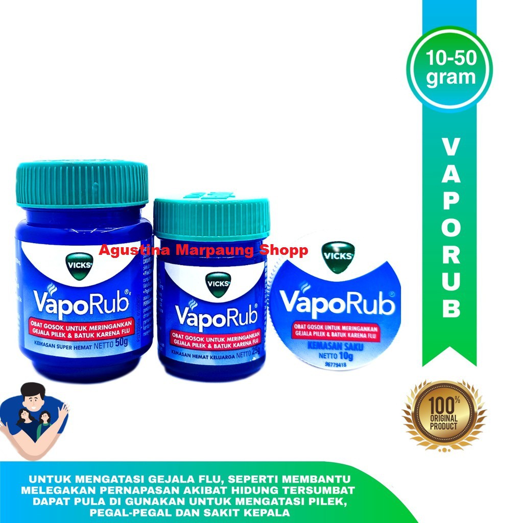 Jual Vicks Vaporub 10gr/25gr/50gr Original | Shopee Indonesia