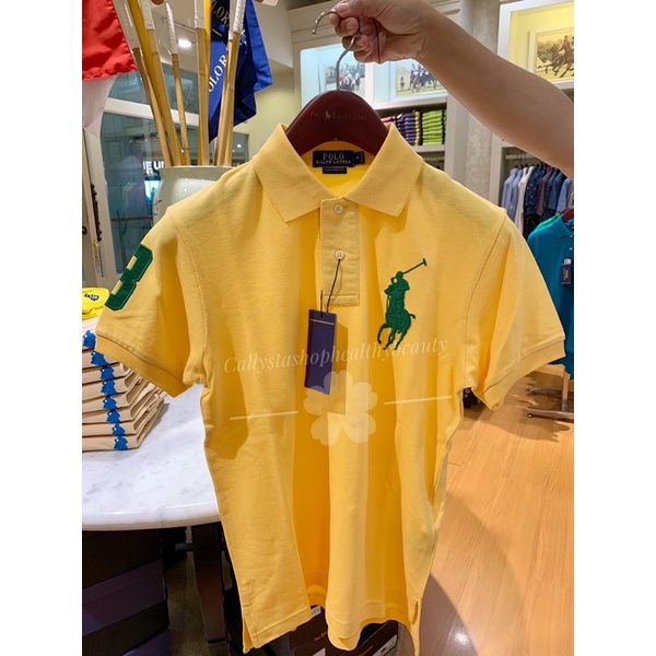 Jual Polo Shirt Ralph Lauren PRL Yellow Original Kaos Polo Pria from 1.288k Size S M L Shopee Indonesia