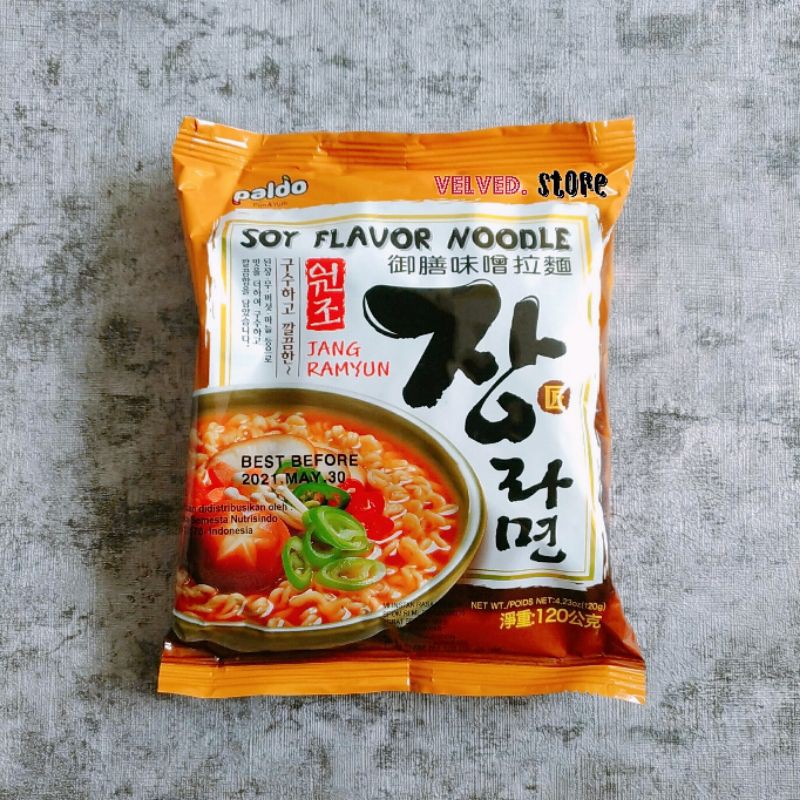 Jual JANG RAMYUN Paldo - Soy Flavour Noodle / Ramyun / Ramyeon | Shopee ...
