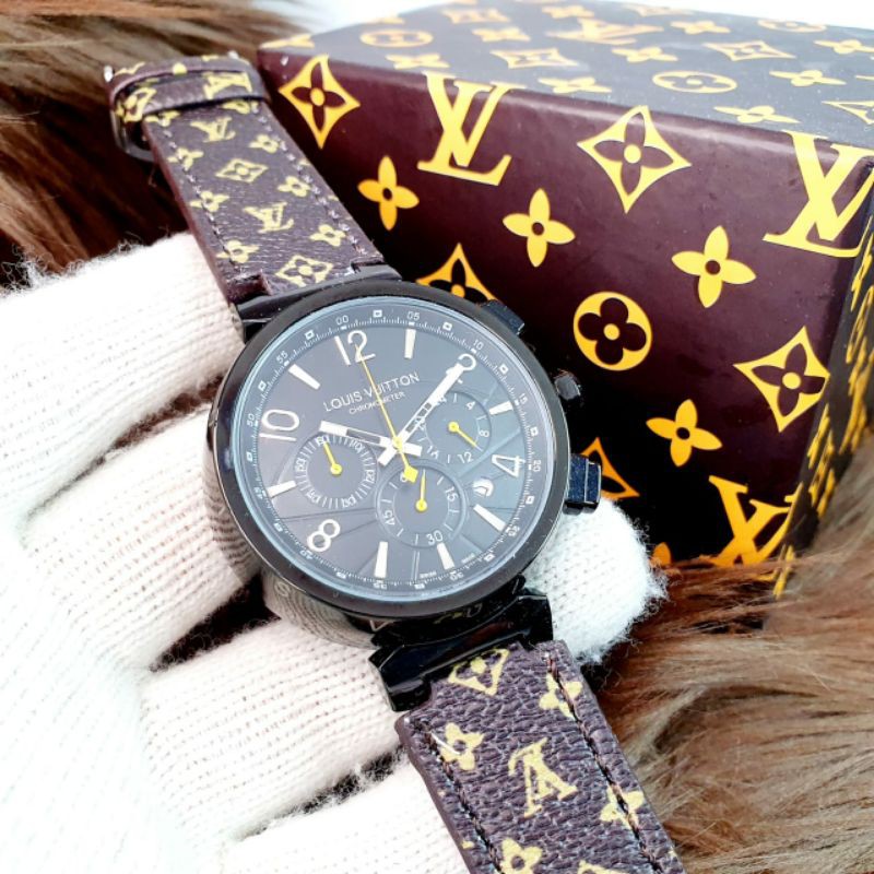 Jual Jam Tangan Louis Vuitton xx050-000 Chronometer Swiss Made di lapak DIY  5 STORE
